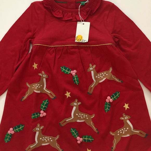 NWT Mini Boden Jersey Appliqué Dress - Picture 6 of 10